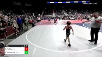 70 lbs Rr Rnd 5 - Brooks Phillips, Sheridan WC vs Drexel Steingruber, Headwaters Wr Ac