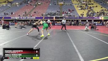 184 lbs Round 1 (16 Team) - Reece Worachek, Wisconsin-Parkside vs Damon Ashworth, Central Missouri