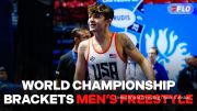 Men's Freestyle World Championship Brackets Are Here!