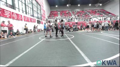 100-105 lbs Rr Rnd 1 - Liam Hayes, Carl Albert vs Harper Flowers, Chickasha Youth Wrestling