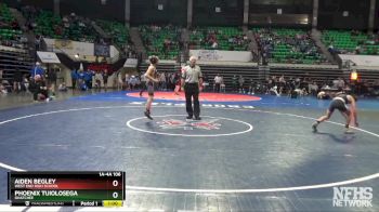 1A-4A 106 Cons. Round 2 - Phoenix Tuiolosega, Ohatchee vs Aiden Begley, West End High School