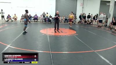 250 lbs Round 2 (8 Team) - Sawyer Schendel, Minnesota Blue vs Laurence Alliance, Ohio Red