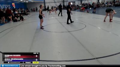 138 lbs Cons. Round 3 - Siobhan Rogers, Quincy vs Emma Gruenhagen, Unattached