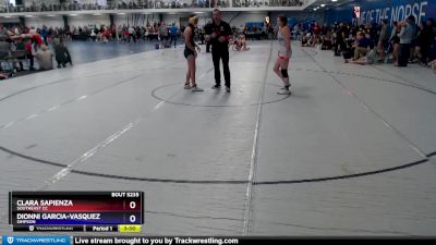 138 lbs Cons. Round 3 - Dionni Garcia-Vasquez, Simpson vs Clara Sapienza, Southeast CC