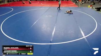 50 lbs Cons. Round 3 - Jackson Hunke, WDC (Wadena/Deer Creek) vs Russell Schlagel, HLWW