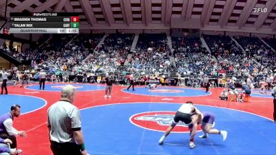 4A-150 lbs Quarterfinal - Talan Nix, Cartersville vs Braiden Thomas, Cedartown