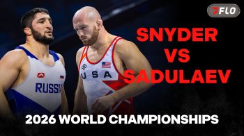 97 kg 1/4 Final - Kyle Snyder, United States vs Abdulrashid Sadulaev, Russia