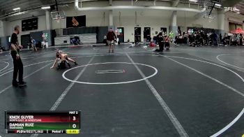 60 lbs 1st Place Match - Damian Ruiz, Warhawks vs Knox Guyer, North East Jr Wrestling