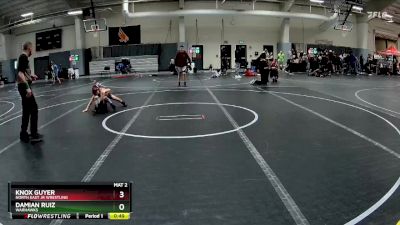 60 lbs 1st Place Match - Damian Ruiz, Warhawks vs Knox Guyer, North East Jr Wrestling