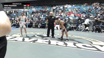 150 lbs Quarterfinal - Diego Valdiviezo, Poway vs Ben Ziola, Omaha Skutt Catholic