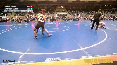 157 lbs Quarterfinal - Baron Rosas, Maize Wrestling Club vs Matthew Kaiser, Legacy Dragons