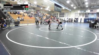 138 lbs Champ. Round 1 - Spencer Ohr, Westminster vs Rex Kent, Huntington Beach