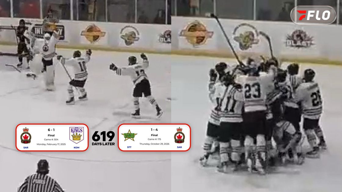 MUST WATCH: Sarnia Legionnaires (GOHL) Snap Their 67-Game Losing Streak