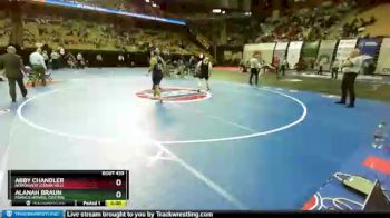 190 Class 2 lbs Quarterfinal - Abby Chandler, Northwest (Cedar Hill) vs Alanah Braun, Francis Howell Central