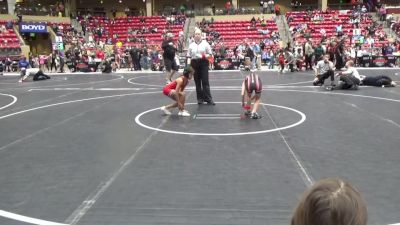 70 lbs Cons. Round 2 - Daniela Cabrales, Alpha Academy vs Hayden Jones, Wamego Wrestling Club