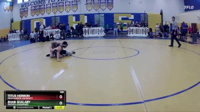 138 lbs Semifinal - Ehab Shalaby, Osceola (Kissimmee) vs Titus Herron, Palm Harbor University