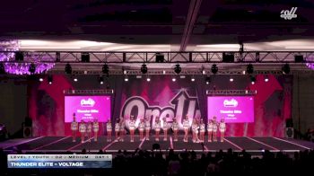 Thunder Elite - Voltage [2026 L1 Youth - D2 - Medium Day 1] 2026 One Up Grand Nationals