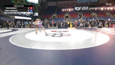 285 lbs Champ. Rd Of 32 - Odin Hensley, TX vs Tobey Shumway, AZ