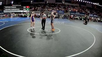 D 3 120 lbs Champ. Round 1 - Nathan Preece, Rosepine vs Holden Thibodeaux, Opelousas Catholic