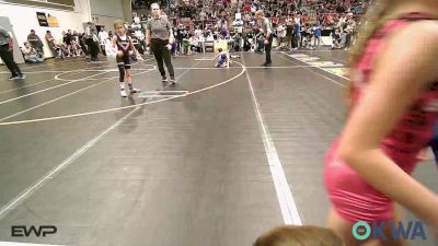 54 lbs Semifinal - Harper Atkinson, Honey Badgers Wrestling Club vs Evelyn Pierce, Verdigris Youth Wrestling