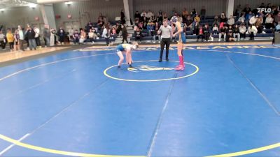 125 lbs Round 3 - Kaison Miller, Norton Community HS vs Elise Gardner, Klein