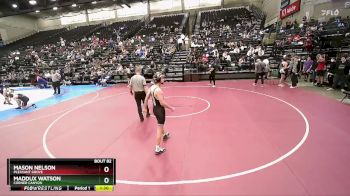 129 lbs Champ. Round 1 - Maddux Watson, Corner Canyon vs Mason Nelson, Pleasant Grove