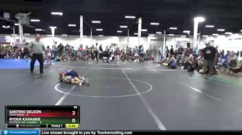 56 lbs Round 5 (8 Team) - Santino DeLeon, Team Smash vs Ryder Kanaskie, Mayfield Mat Academy