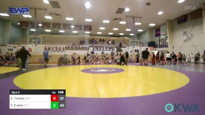 160 lbs Rr Rnd 1 - Easton Tinsley, Bristow Youth Wrestling vs Edmond Evans, Standfast