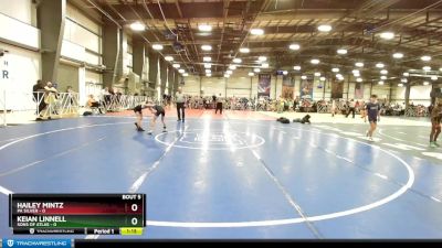 72 lbs Rd# 5- 3:45pm Friday Final Pool - Keian Linnell, Sons Of Atlas vs Hailey Mintz, PA Silver