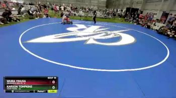 182 lbs 2nd Wrestleback (16 Team) - Wura Yinusa, Oklahoma Red FS vs Karson Tompkins, Team Texas