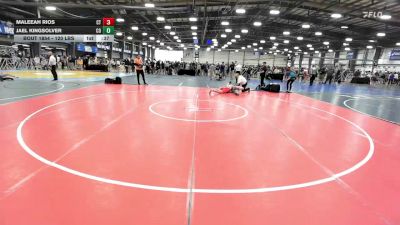 120 lbs Consi Of 32 #1 - Maleeah Rios, CT vs Jael Kingsolver, CO