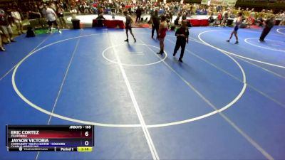 165 lbs Semifinal - Eric Cortez, California vs Jayson Victoria, Community Youth Center - Concord Campus Wrestling