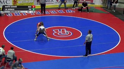 157 lbs Round Of 16 - Dante Gadani, McGuffey vs J.r. Spence, Freedom