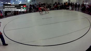 123 lbs Semifinal - Katelynn Wheeler, Team Wheeler vs Sawyer Swarm, Kearney Girls