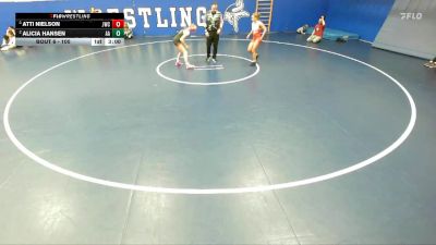 100 lbs Semifinal - Atti Nielson, JWC vs Alicia Hansen, Agon Academy