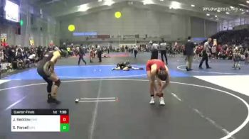 116 lbs Quarterfinal - Jenna Beddow, Takedown Express vs Sam Parcell, Dirty Goats WC