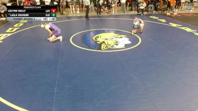120 lbs Champ. Round 2 - Laila Vaughn, Unattached vs Lelynn Kelly, Unattached