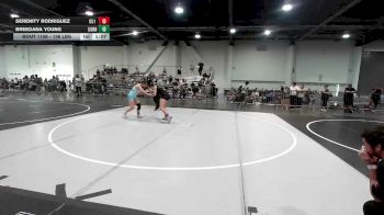 136 lbs Rr Rnd 4 - Serenity Rodriguez, 951 Wc vs BreeDana Young, Cornerstone MC