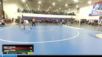 145 lbs Cons. Round 4 - Jason Leader, Hanford vs Brett Meyers, Coeur D Alene