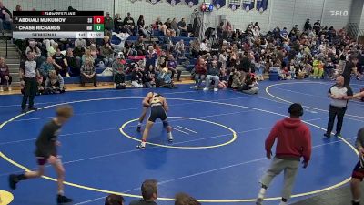 157 lbs Semifinal - Chase Richards, Niagara Wheatfield vs Abduali Mukumov, Sweet Home