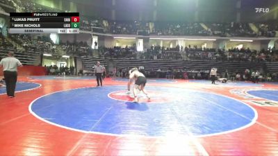 190-3A Semifinal - Mike Nichols, Lumpkin Co. vs Lukas Pruitt, East Hall