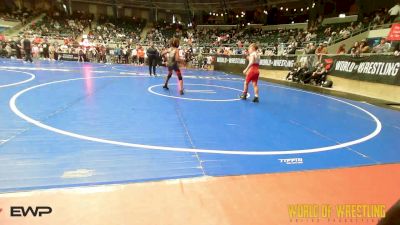 85 lbs Quarterfinal - Berringer (Berry) Robbins, Greater Heights Wrestling vs Oz Bellamy, Fox Valley Wrestling Club