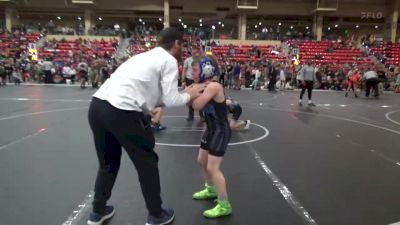 76 lbs Cons. Round 1 - Kiptyn Jaeger, Chaparral Kids Wrestling Club vs Hunter Hartman, South Central Punishers