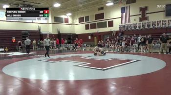 190 lbs Round 1 (4 Team) - Braylen Bieber, Independence vs Will Snider, Mid-Prairie