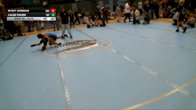 74-75 lbs Round 2 - Wyatt Johnson, Northside Wrestling Club vs Caleb Fisher, Empire