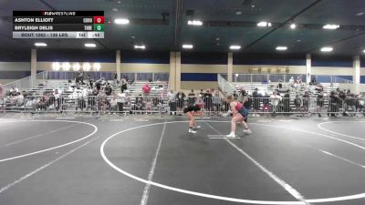 136 lbs Consi Of 8 #1 - Ashton Elliott, Coronado vs Bryleigh Delis, Threshold WC