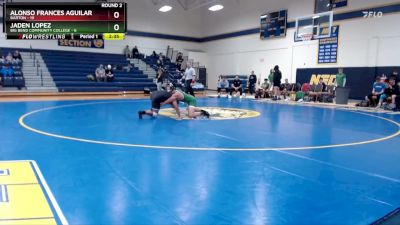 165 lbs Round 2 (6 Team) - Alonso Frances Aguilar, Barton vs Jaden Lopez, Big Bend Community College