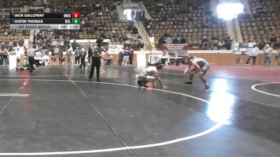 1A-4A 126 1st Place Match - Justin Thomas, Reeltown vs Jack Galloway, American Christian Academy