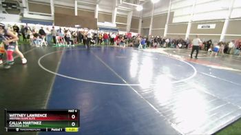 140 lbs Quarterfinal - Callia Martinez, Montrose Elite vs Wittney Lawrence, Western Slope Elite