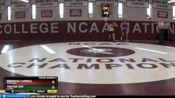 149 lbs Champ. Round 2 - Brendan Carroll, Wartburg vs Tristan Day, Luther